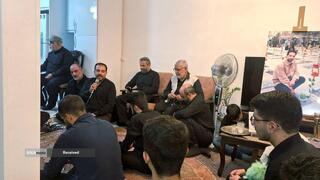 دیدار و تکریم خادمیاران رضوی منطقه 14 تهران با خانواده شهید جناب زاده