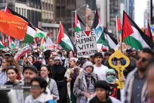 تداوم تظاهرات در کشورهای جهان در محکومیت سیاست گرسنگی دادن به مردم غزه