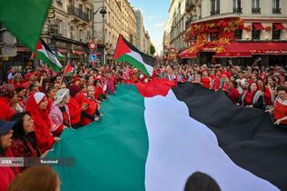 تداوم تظاهرات در کشورهای جهان در محکومیت سیاست گرسنگی دادن به مردم غزه