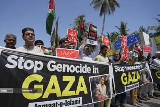 تداوم تظاهرات در کشورهای جهان در محکومیت سیاست گرسنگی دادن به مردم غزه