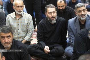 «احمد بابایی»، شاعر انقلابی در مراسم چهلم شهادت حاج محمدسعید ایزدی(حاج رمضان)