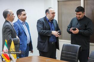 محمدمهدی خیرجو مدیرعامل خبرگزاری آنا و کیومرث حاجی رحیمیان مدیرعامل پیام‌رسان آیگپ 