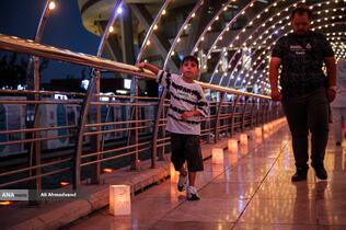 یادبود چهلمین روز شهدای جنگ ۱۲ روزه در برج میلاد