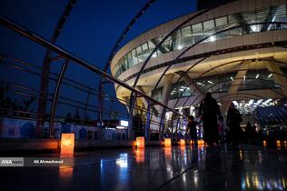 یادبود چهلمین روز شهدای جنگ ۱۲ روزه در برج میلاد