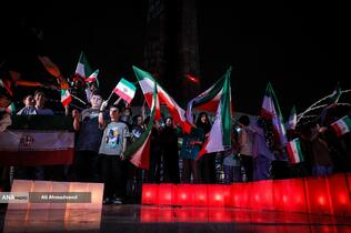 یادبود چهلمین روز شهدای جنگ ۱۲ روزه در برج میلاد