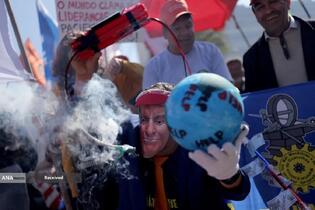 تظاهرات مردم برزیل علیه ترامپ