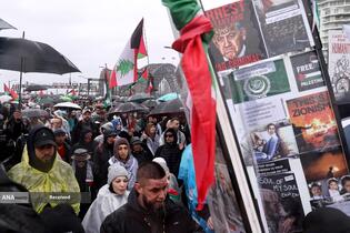 تظاهرات بی‌سابقه بیش از300 هزار نفری حامیان فلسطین در سیدنی استرالیا