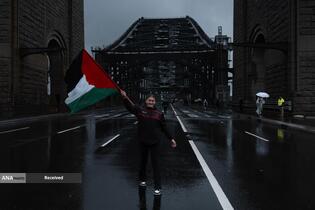 تظاهرات بی‌سابقه بیش از300 هزار نفری حامیان فلسطین در سیدنی استرالیا