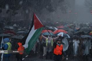 تظاهرات بی‌سابقه بیش از300 هزار نفری حامیان فلسطین در سیدنی استرالیا