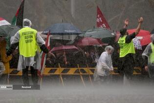 تظاهرات بی‌سابقه بیش از300 هزار نفری حامیان فلسطین در سیدنی استرالیا