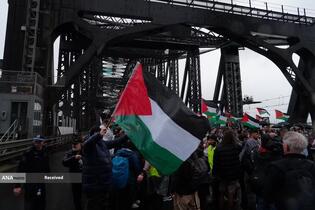 تظاهرات بی‌سابقه بیش از300 هزار نفری حامیان فلسطین در سیدنی استرالیا