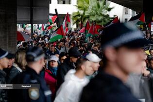 تظاهرات بی‌سابقه بیش از300 هزار نفری حامیان فلسطین در سیدنی استرالیا
