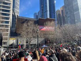 تظاهرات بی‌سابقه بیش از300 هزار نفری حامیان فلسطین در سیدنی استرالیا