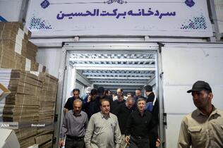 بازدید رئیس ستاد فرمان اجرائی امام(ره) از خدمت رسانی موکب داران اربعین حسینی مرز مهران