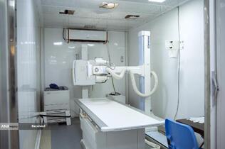 خدمت‌رسانی بیمارستان سیار برکت در عمود ۹۸۹ طریق الحسین