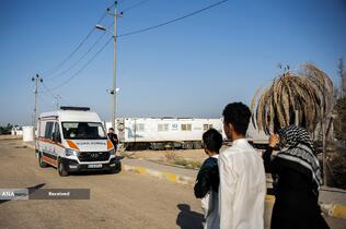 خدمت‌رسانی بیمارستان سیار برکت در عمود ۹۸۹ طریق الحسین