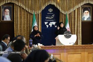 نشست خبری فاطمه مهاجرانی سخنگوی دولت