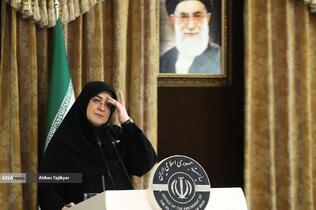 نشست خبری فاطمه مهاجرانی سخنگوی دولت