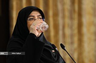 نشست خبری فاطمه مهاجرانی سخنگوی دولت