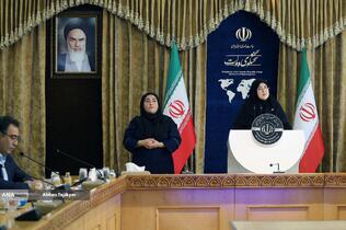 نشست خبری فاطمه مهاجرانی سخنگوی دولت