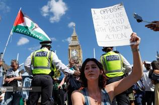 دستگیری 365 نفر از حامیان فلسطین توسط پلیس لندن