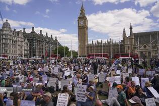 دستگیری 365 نفر از حامیان فلسطین توسط پلیس لندن