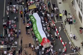 دستگیری 365 نفر از حامیان فلسطین توسط پلیس لندن