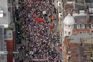 دستگیری 365 نفر از حامیان فلسطین توسط پلیس لندن