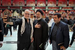 حجت‌الاسلام والمسلمین سیدعبدالفتاح نواب، نماینده ولی‌فقیه در امور حج و زیارت -حرم حضرت ابالفضل العباس(ع) در آستانه اربعین حسینی
