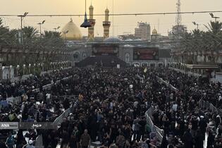 حرم حضرت ابالفضل العباس(ع) در آستانه اربعین حسینی