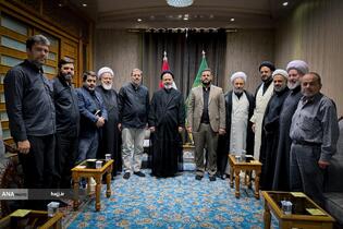 دیدار حجت‌الاسلام سیدعبدالفتاح نواب، نماینده ولی‌فقیه در امور حج و زیارت با تولیت مسجد کوفه