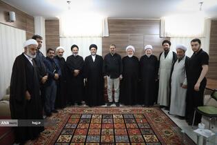 دیدار حجت‌الاسلام سیدعبدالفتاح نواب، نماینده ولی‌فقیه در امور حج و زیارت با حجت الاسلام حکیم