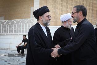 دیدار علیرضا بیات رئیس سازمان حج و زیارت  با حجت الاسلام حکیم