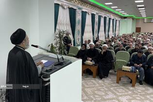 سخنرانی حجت‌الاسلام سیدعبدالفتاح نواب، نماینده ولی‌فقیه در امور حج و زیارت در همایش مسئولان فرهنگی موکب‌های ایرانی - کربلای معلی 