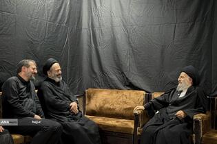 دیدار حجت‌الاسلام نواب، نماینده ولی‌فقیه در امور حج و زیارت با آیت‌الله سیدمحمدتقی مدرسی