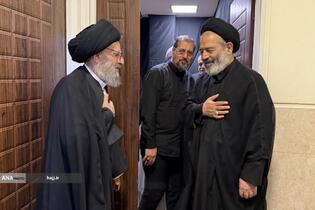 دیدار حجت‌الاسلام نواب، نماینده ولی‌فقیه در امور حج و زیارت با آیت‌الله سیدمحمدتقی مدرسی