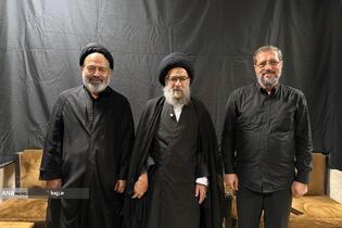 دیدار حجت‌الاسلام نواب، نماینده ولی‌فقیه در امور حج و زیارت با آیت‌الله سیدمحمدتقی مدرسی