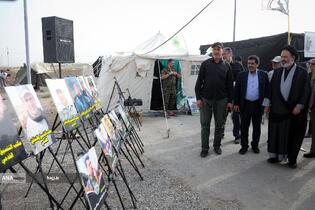 بازدید نماینده ولی‌فقیه در امور حج و زیارت از مرز خسروی و نحوه خدمات به زائران اربعین