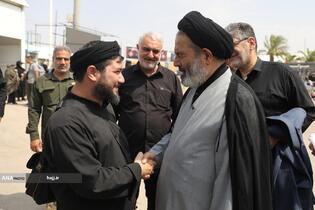 بازدید نماینده ولی‌فقیه در امور حج و زیارت از مرز خسروی و نحوه خدمات به زائران اربعین