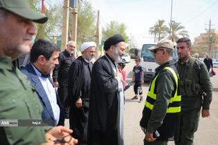 بازدید نماینده ولی‌فقیه در امور حج و زیارت از مرز خسروی و نحوه خدمات به زائران اربعین