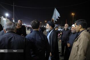 بازدید نماینده ولی‌فقیه در امور حج و زیارت از مرز خسروی و نحوه خدمات به زائران اربعین