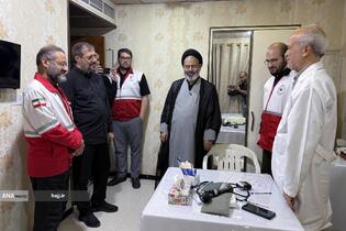 بازدید نماینده ولی‌فقیه در امور حج و زیارت از مرز خسروی و نحوه خدمات به زائران اربعین