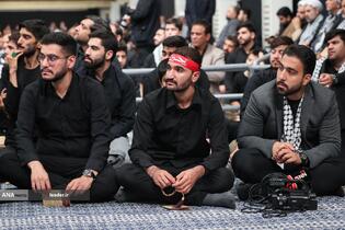 مراسم عزاداری هیأت‌های دانشجویی در حسینیه امام خمینی(ره)