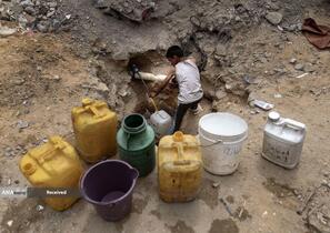 تشنگی زیر آوار و محاصره در غزه