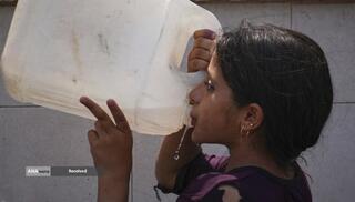 تشنگی زیر آوار و محاصره در غزه