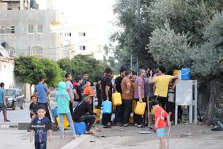 تشنگی زیر آوار و محاصره در غزه