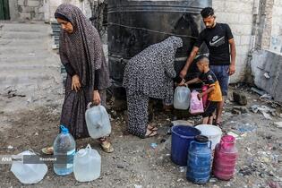 تشنگی زیر آوار و محاصره در غزه