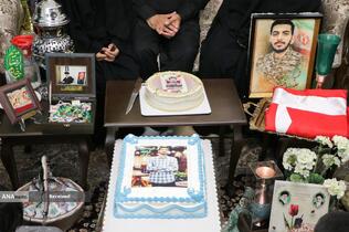 دیدار خادمیاران رضوی با خانواده شهید علیرضا قنبری