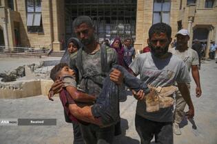 کشتار بی رحمانه مردم غزه