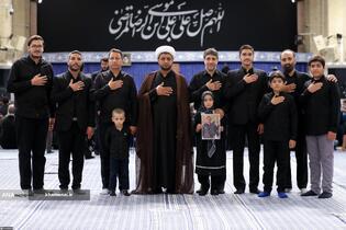 حضور و سخنرانی در مراسم عزاداری شهادت امام رضا علیه‌السلام